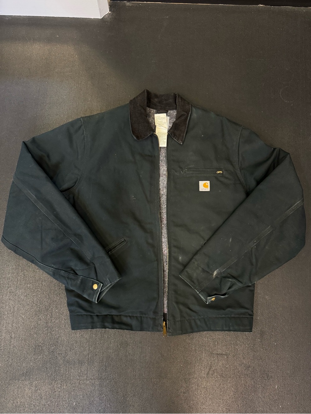 Vintage J01 Carhartt Detroit Black Men’s Work Jacket